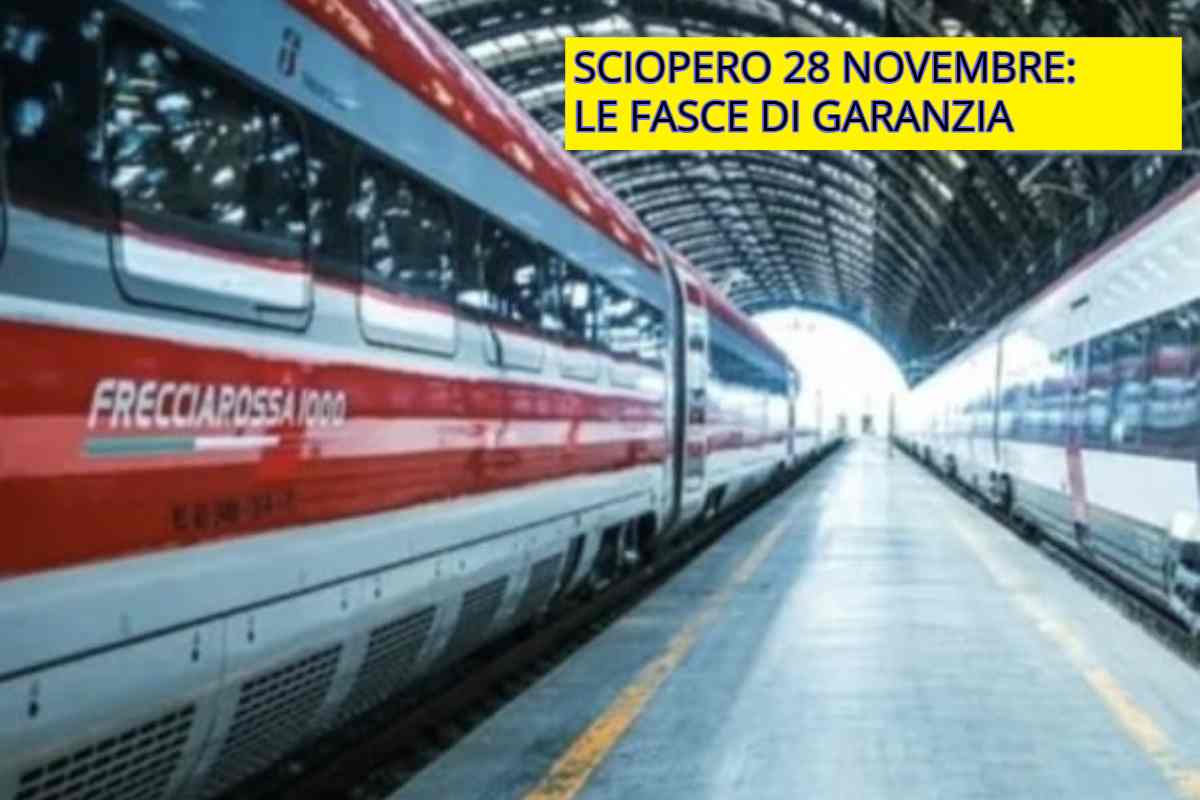 Sciopero 28 novembre fasce di garanzia