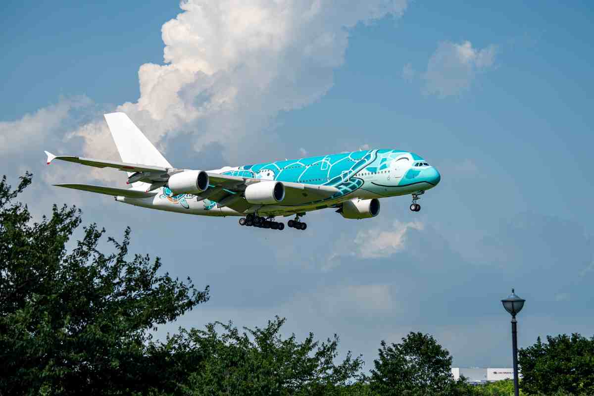 aereo in volo in italia